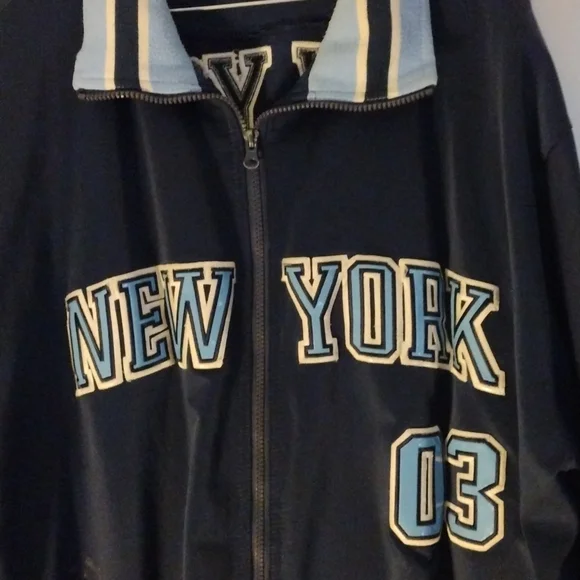 Blue men's 2xl tracksuit jacket - Picture 2 of 2